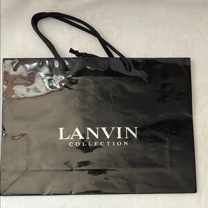 Lanvin Glossy Black shopping bag